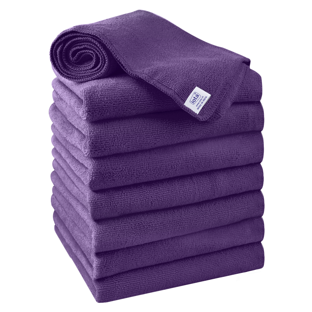 iota Microfiber Cloth 350GSM 60x40cm For Automotive (Pack of-8) IOTA
