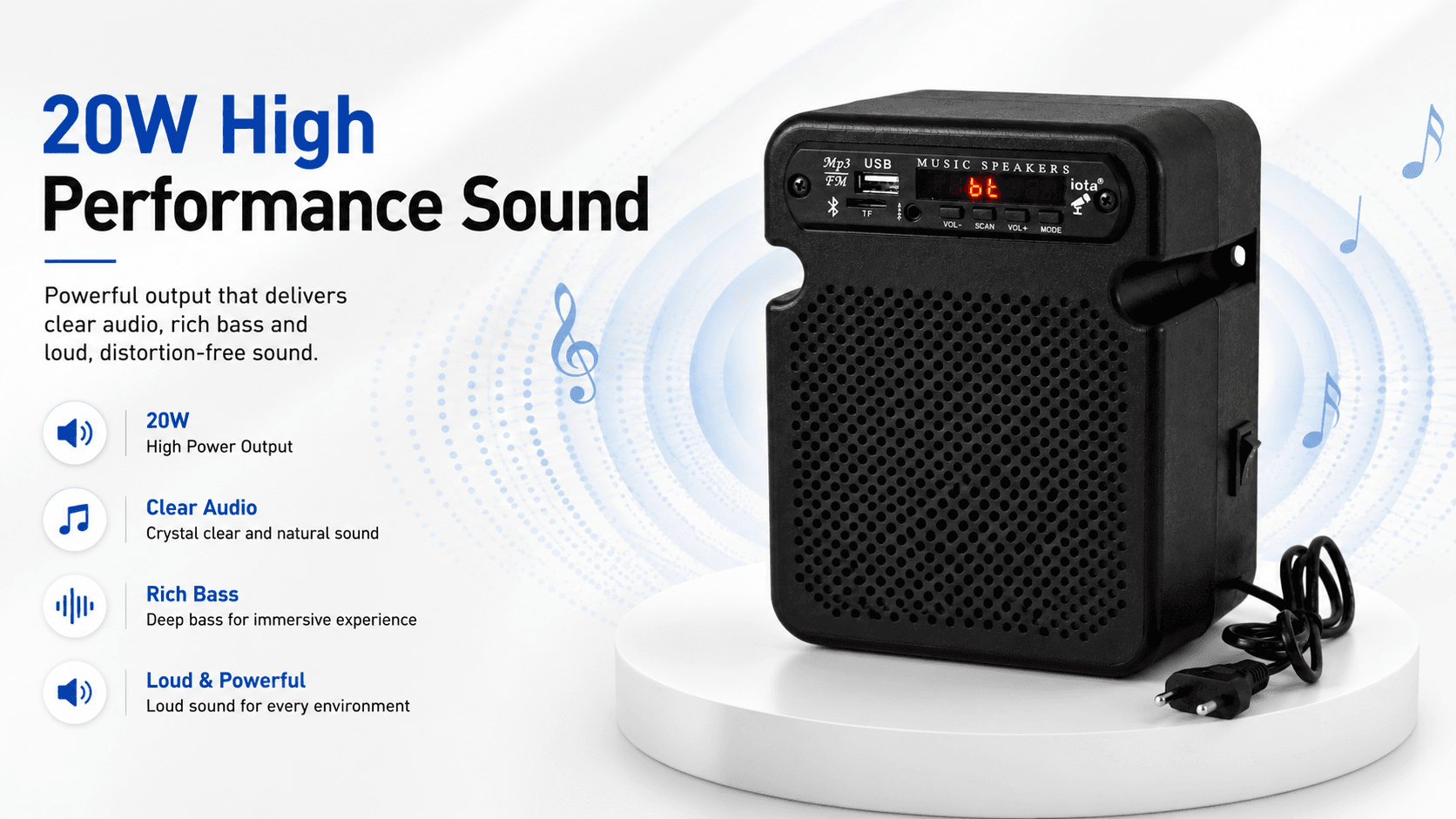 Bluetooth Speaker 20W — banner 3