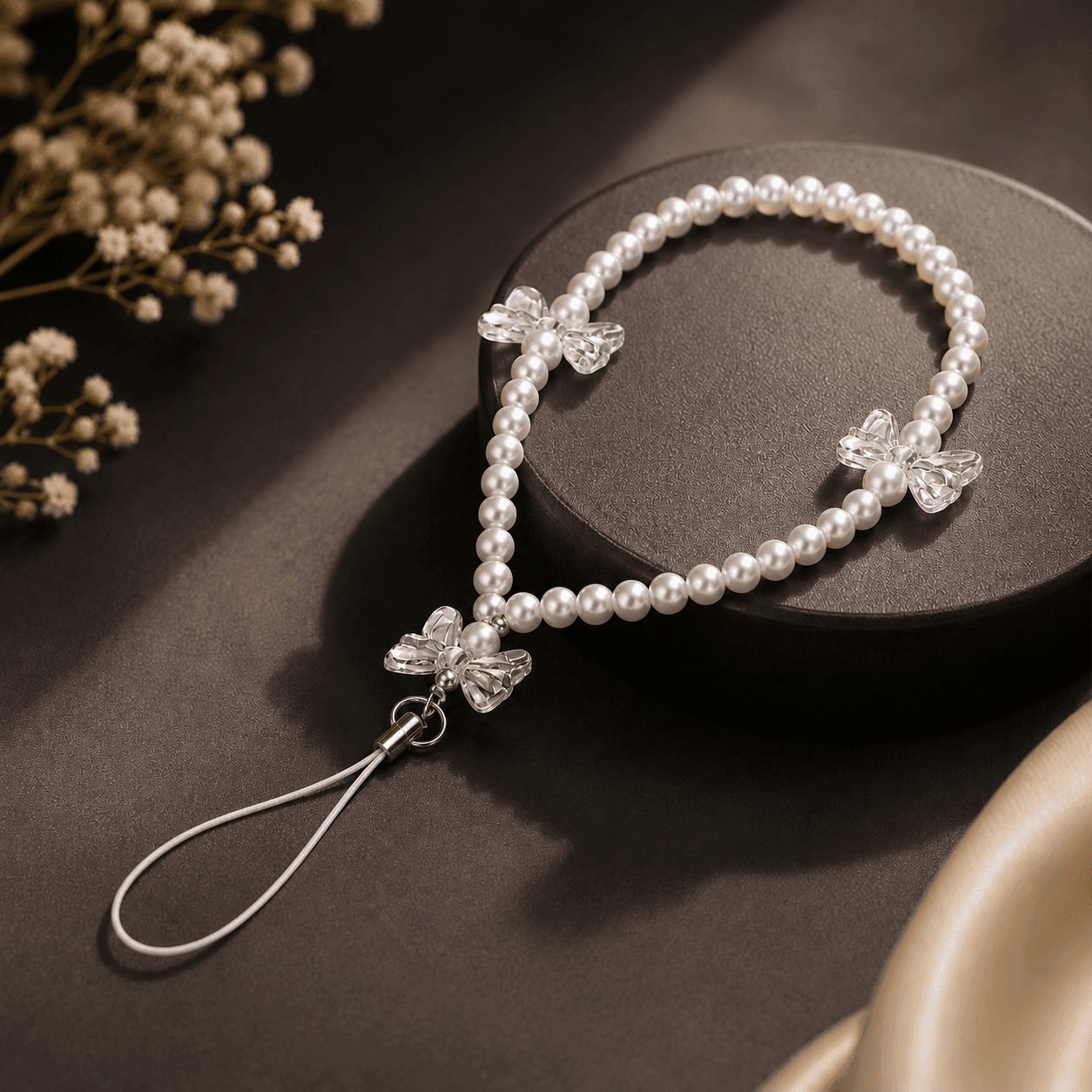 Fortune Charm — White Pearl Fortune Charm