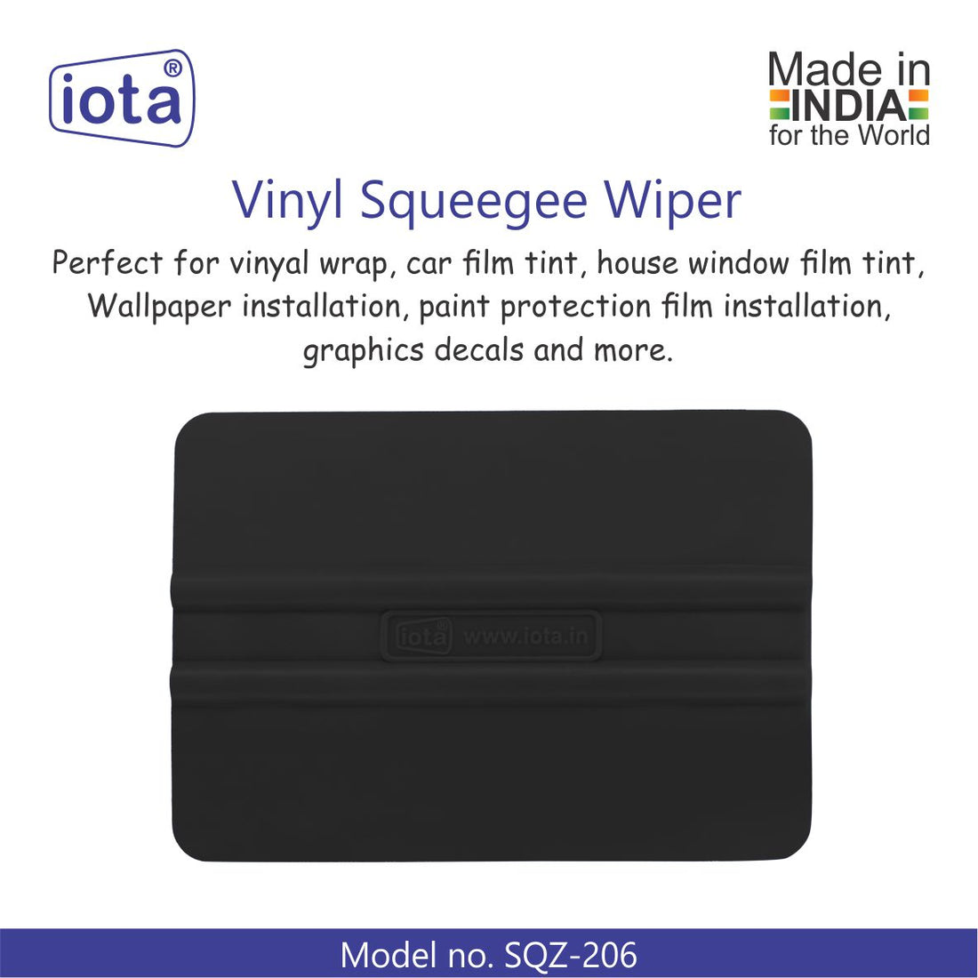 iota SQZ206 Squeegee for Car, Vehicle, Window Tint Tool IOTA