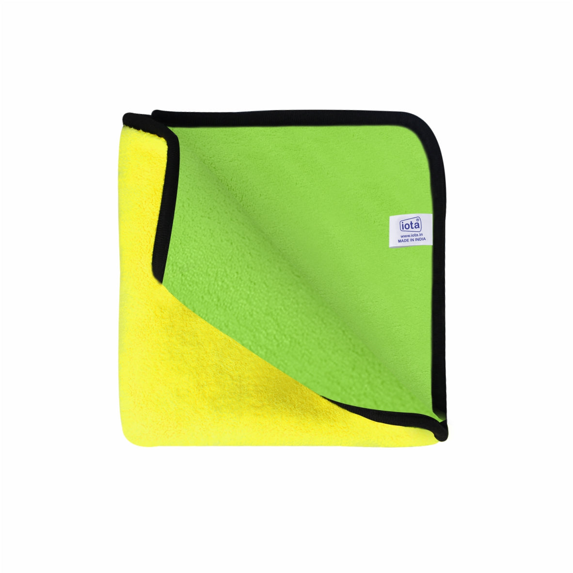 iota Premium Microfiber Cloth Double-Sided 650GSM 40x40cms for Car & Bike Cleaning Cloth IOTA