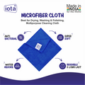 Microfiber Cloth 450GSM 40x40cm For Automotive (Pack Of-6) IOTA