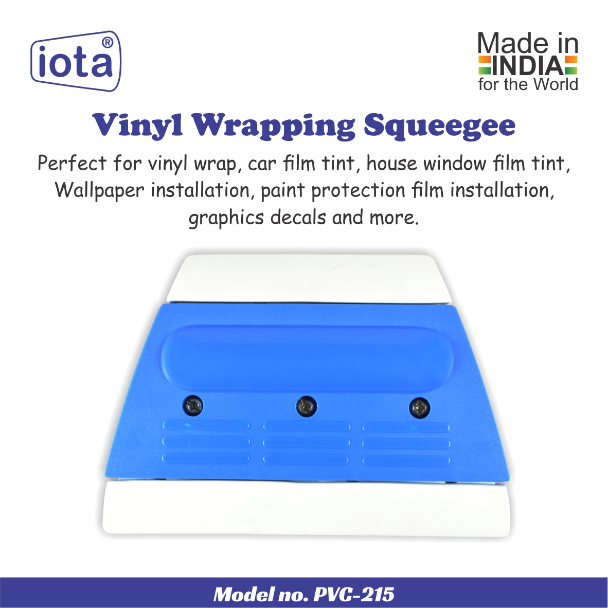 iota Squeegee PVC215 Window Tint Tool For Car IOTA