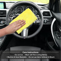 iota Premium Microfiber Cloth Double-Sided 650GSM 40x40cms for Car & Bike Cleaning Cloth IOTA