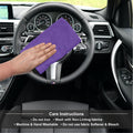 iota Premium Microfiber Cloth Double-Sided 650GSM 40x40cms for Car & Bike Cleaning Cloth IOTA