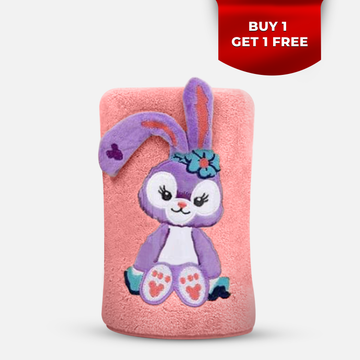 iota Microfiber Ultra Soft & Hygiene Premium Baby Bath Towel 70x140cm & 500 GSM (Buy 1 Get 1 Free)