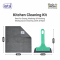 kitchen cleaning microfiber cloth and  wiper