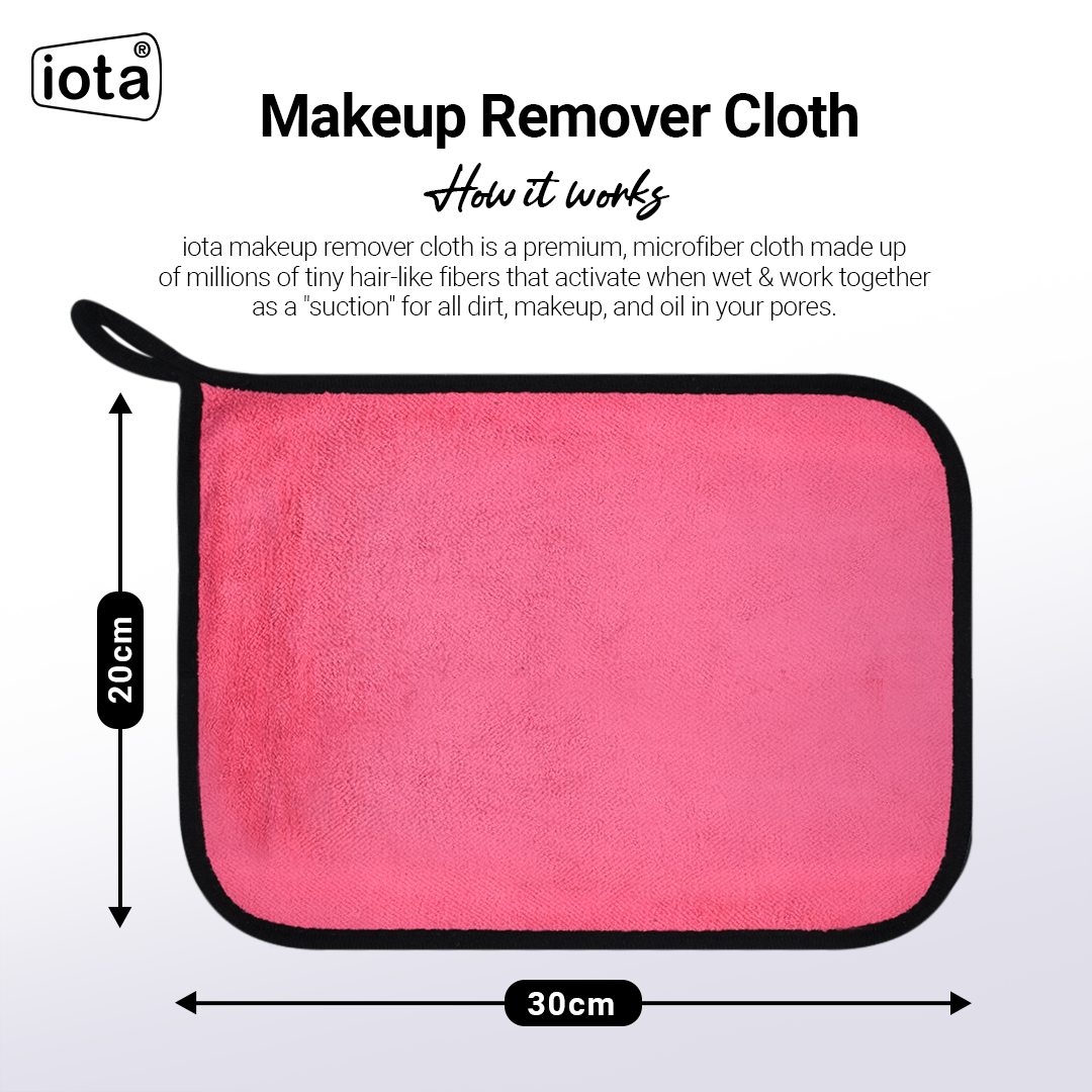 iota Make-Up remover Cloth 20x30cm Pack of 2 IOTA