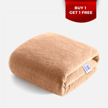 Microfiber Male Bath Towels - 70x140 cm, 500GSM, Quick Dry, Ultra Soft, Super Absorbent – Pack of-1 (Buy 1 Get 1 Free)