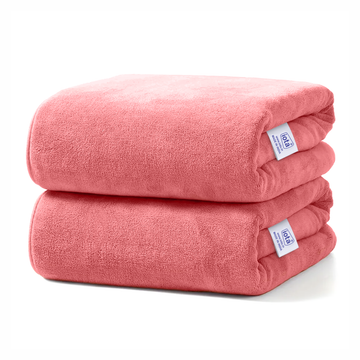 iota Microfiber Soft and Luxurious Female Bath Towel 70x140cm 350 GSM (Pink)