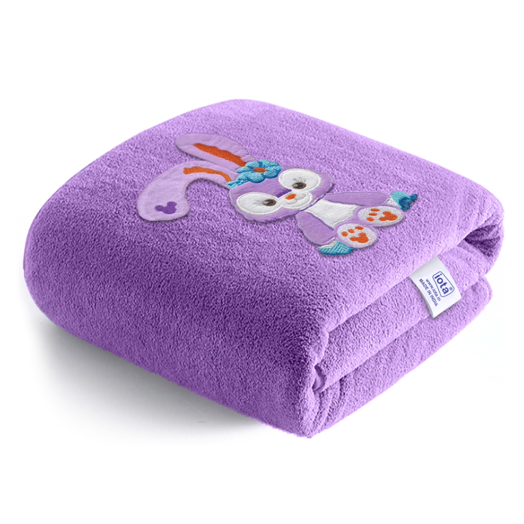 iota Microfiber Kids Bath Towels 70x140 cm, 500GSM - Quick Dry, Ultra Soft, Super Absorbent (Buy1 Get 1)