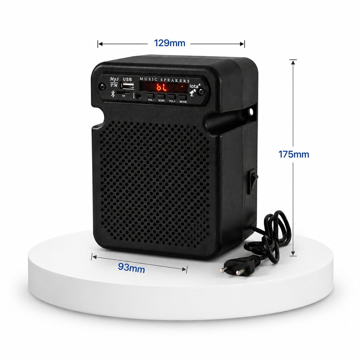iota Bluetooth Speaker 20W — Rich Stereo, Deep Bass