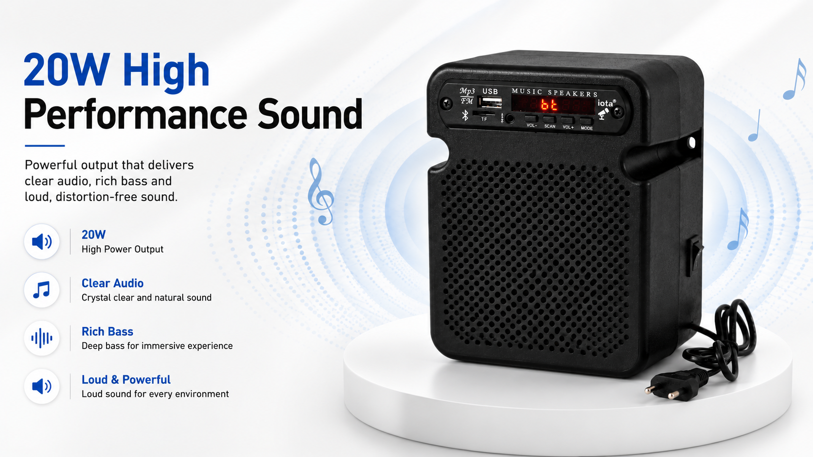 Bluetooth Speaker 20W — banner 3
