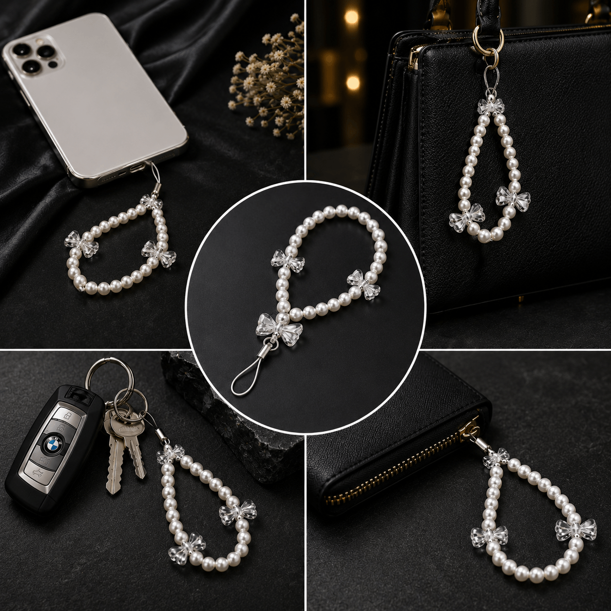 White Pearl Fortune Charm