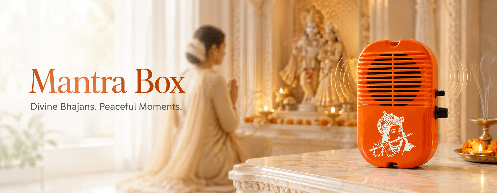 Divine Mantra Box — कृष्ण जी मंत्र बॉक्स — banner 1