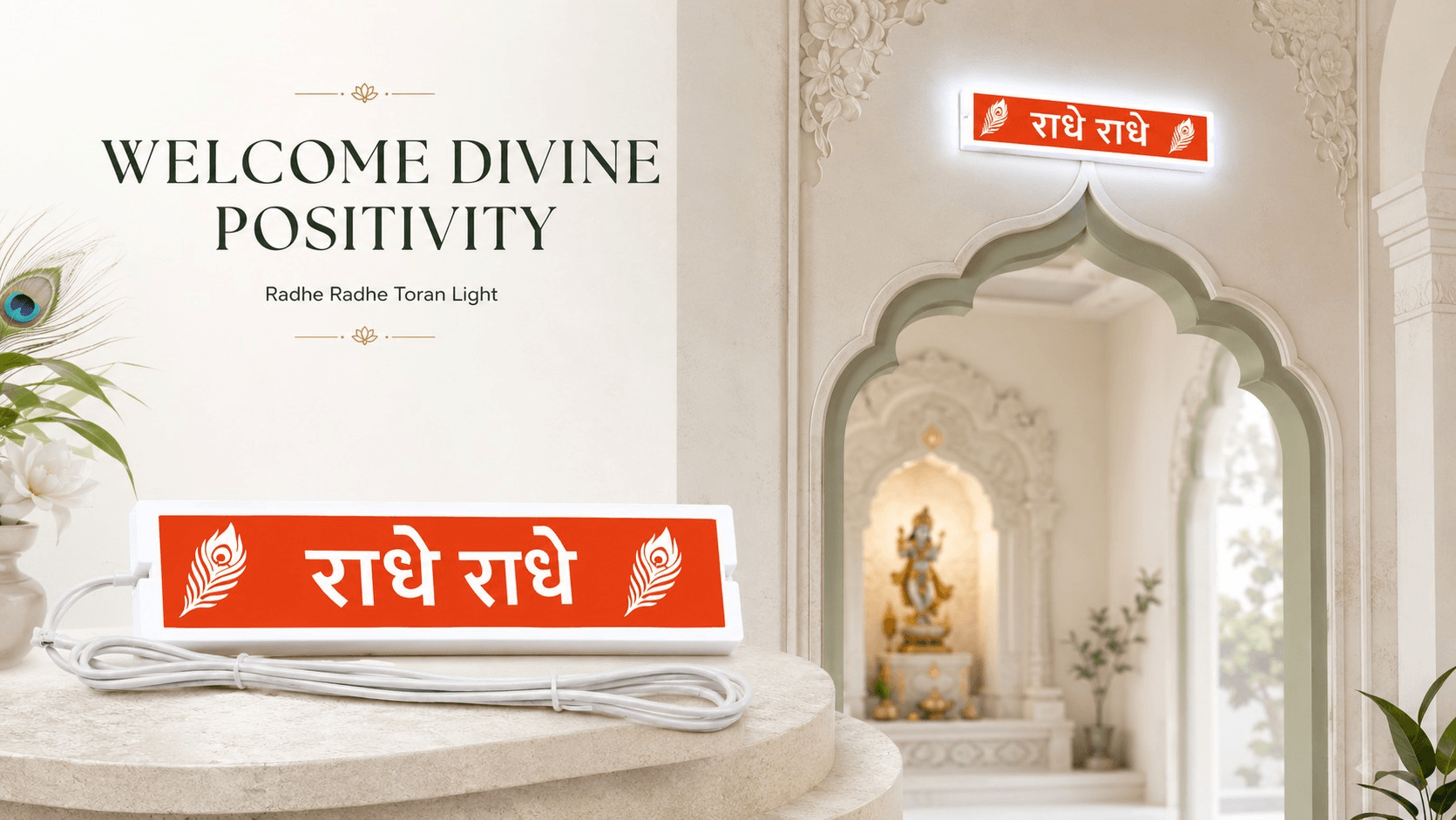 Toran Light — राधे राधे — banner 1
