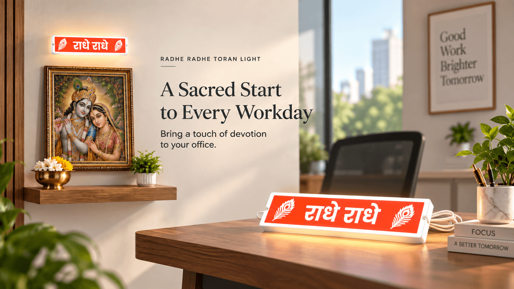 Toran Light — राधे राधे — banner 2