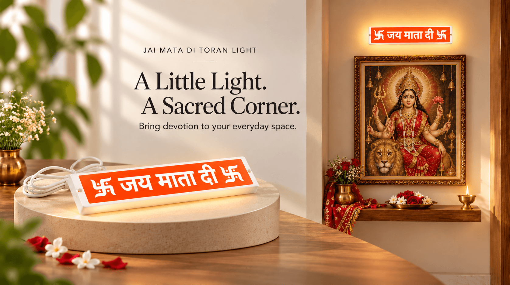 Toran Light — जय माता दी — banner 1