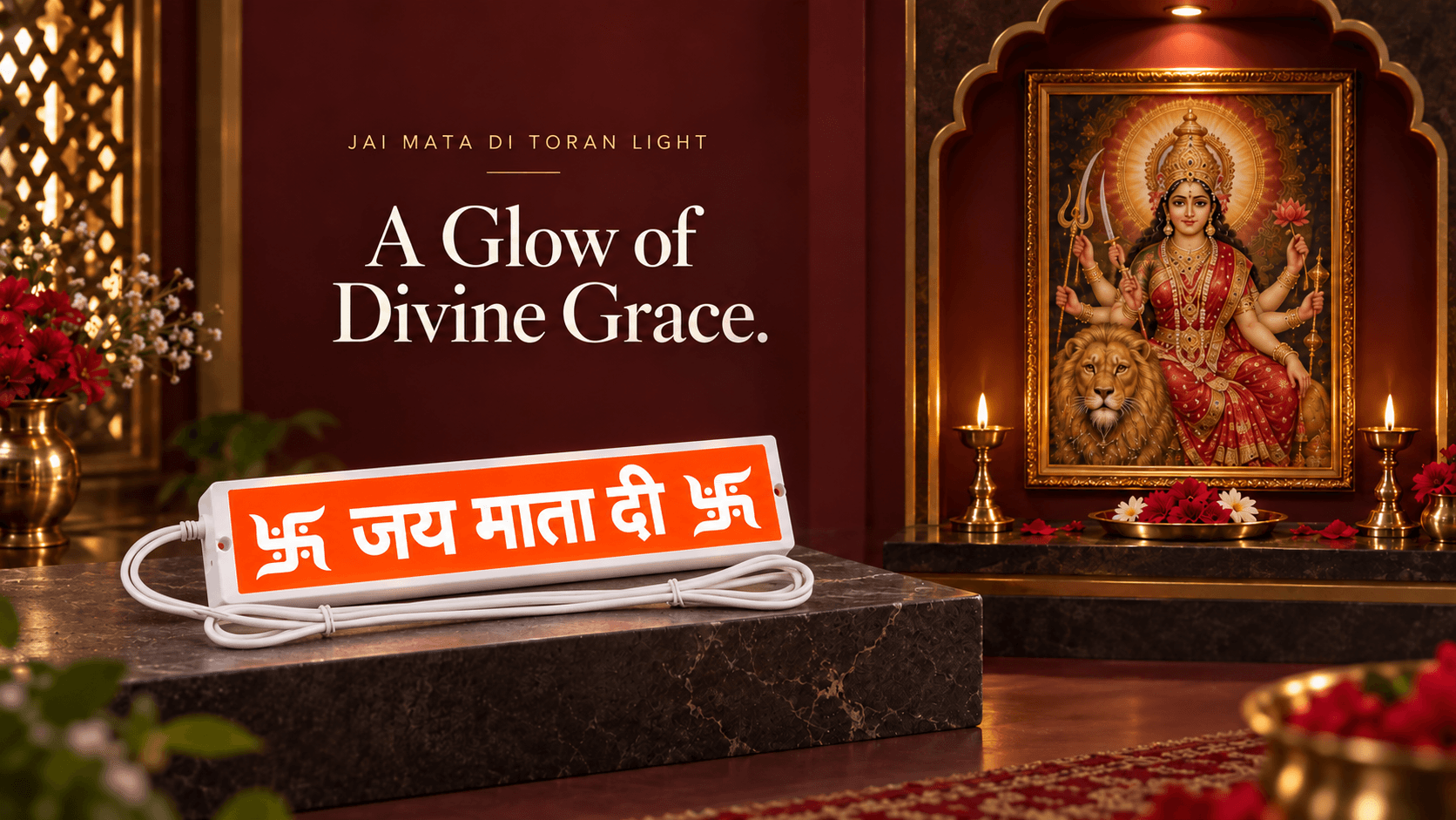 Toran Light — जय माता दी — banner 3