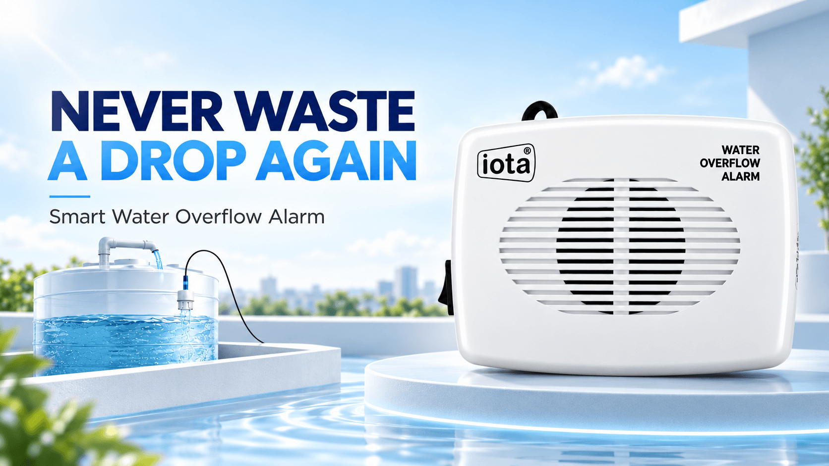 Water Overflow Alarm — banner 1
