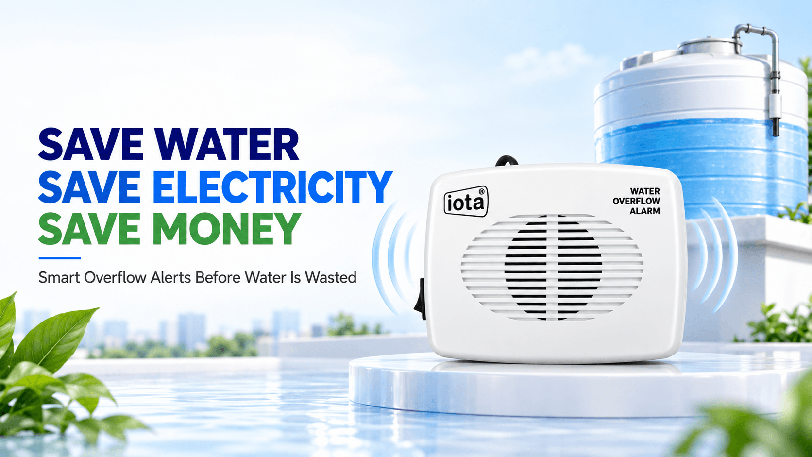 Water Overflow Alarm — banner 3