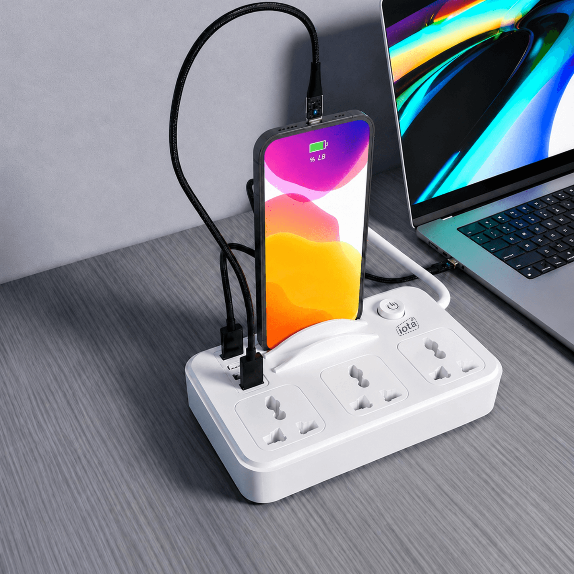 7 in 1 Extension Board with USB & Type-C Ports