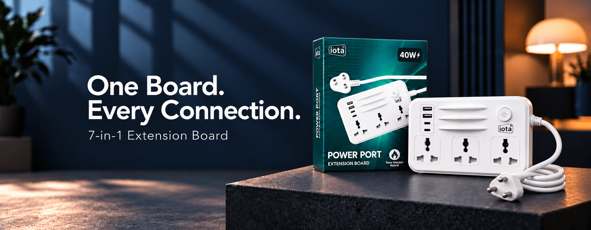7 in 1 Extension Board with USB & Type-C Ports — banner 2