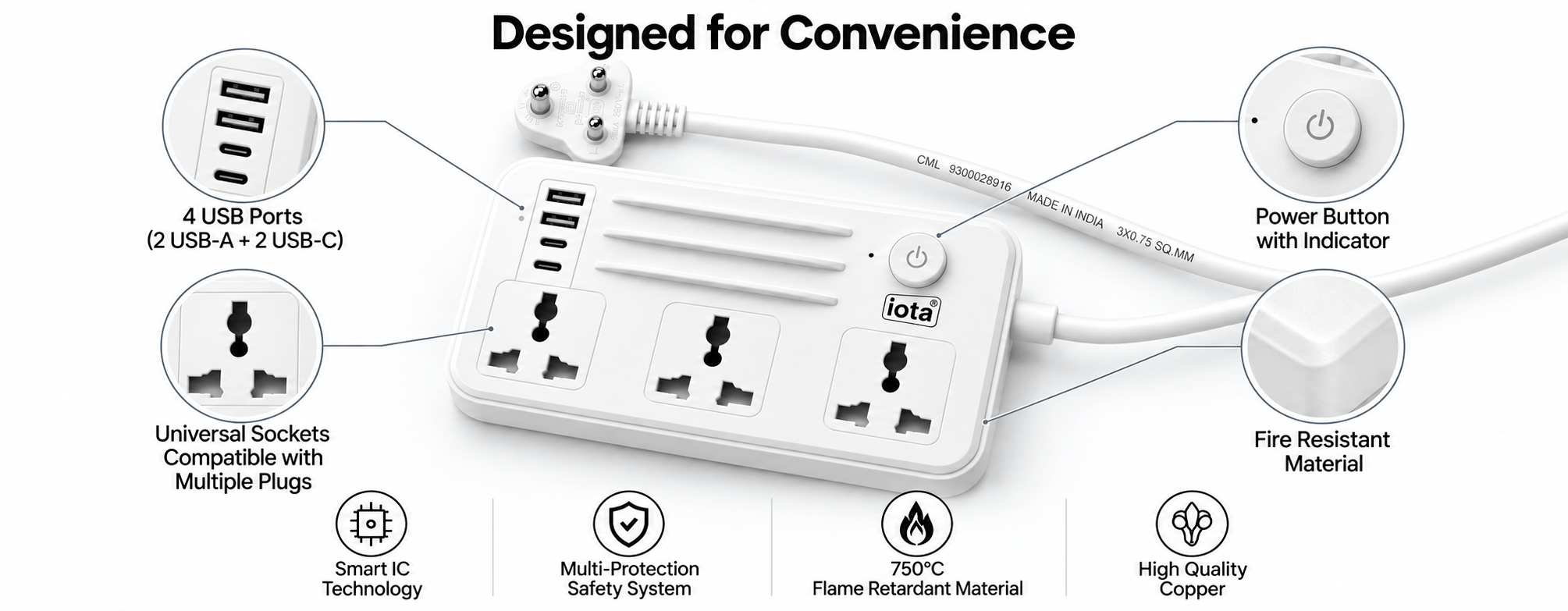 7 in 1 Extension Board with USB & Type-C Ports — banner 3
