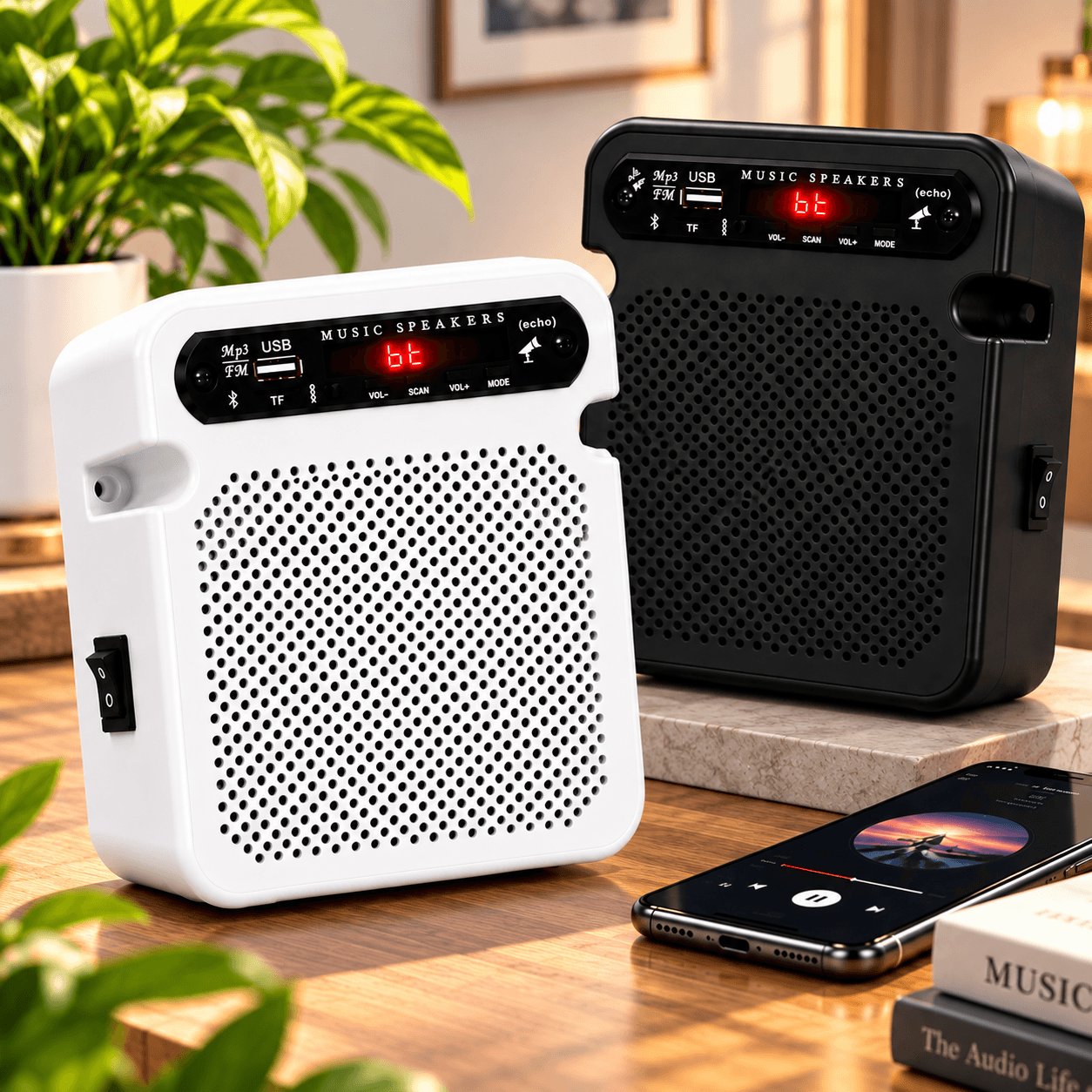 BT Speaker Combo White & Black