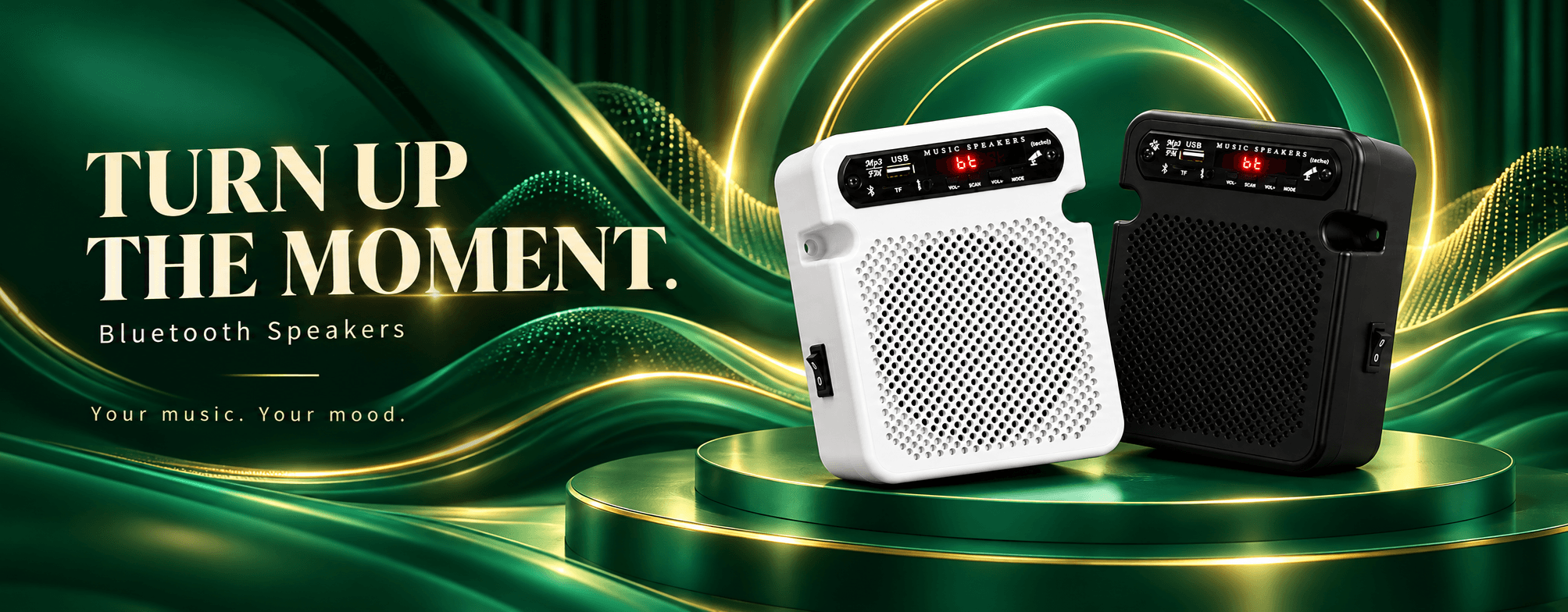 BT Speaker Combo White & Black — banner 1