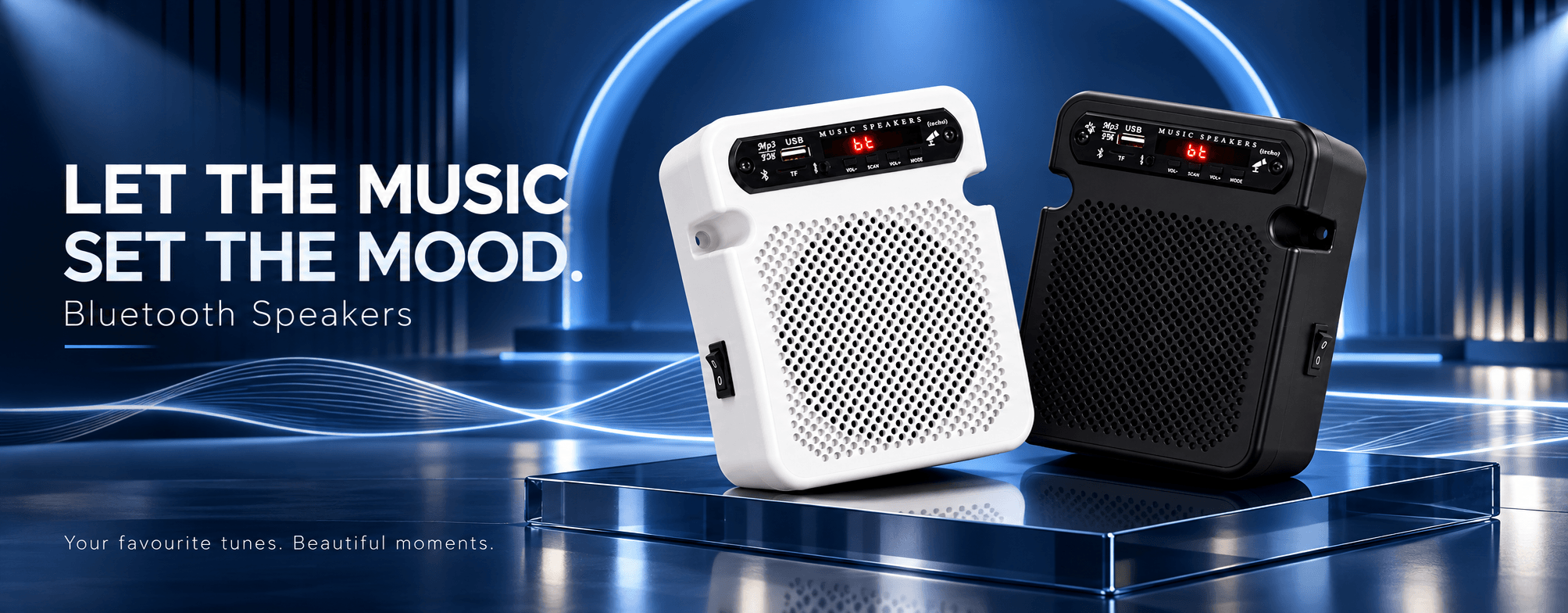 BT Speaker Combo White & Black — banner 4